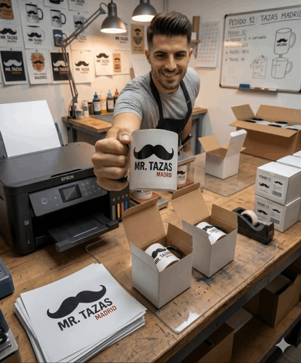 Tazas personalizadas express de alta calidad para empresas.