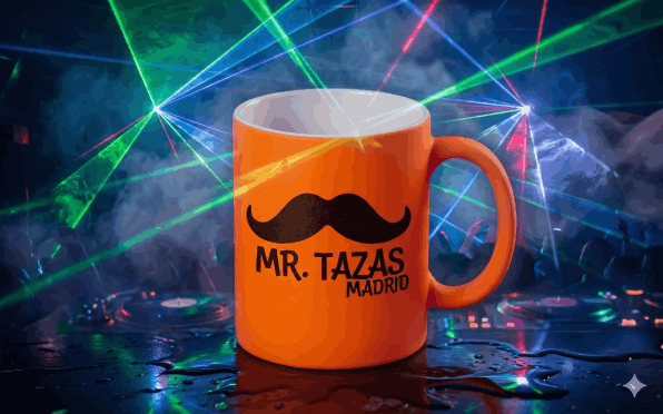 Impresión de tazas personalizadas fluorescentes de alta visibilidad para publicidad y marcas jóvenes