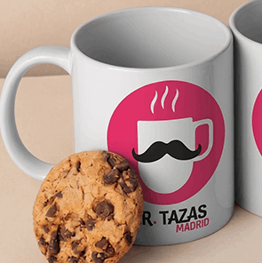 Tazas publicitarias brillo económicas para merchandising de empresas
